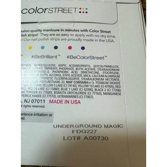 Color Street 100% Real Nail Polish Strips Variety Pack Bundle Of 5 NEW - Picture 8 of 12